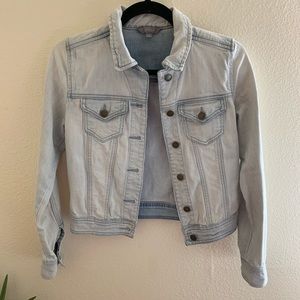 White wash jean jacket